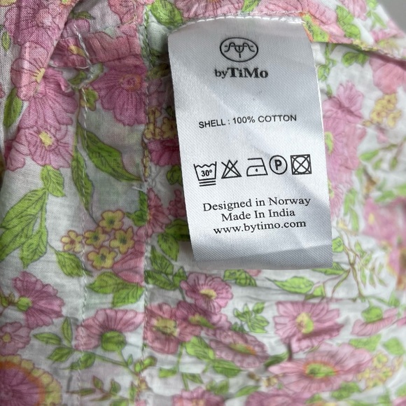 byTiMo Smock Tiered Floral Cotton Maxi Dress - Picture 7 of 7